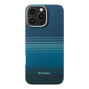Premium ovitek Pitaka Tactile Woven MagEZ 5 za iPhone 16 Pro Max - moonrise