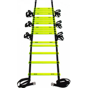 Ljestve za vježbanje Pros Pro Agility Ladder 4 Part (8 m) - neon yellow
