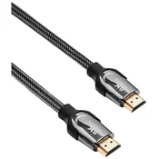 Akyga Kabel HDMI 2.1 (M), bakren, 4K/8K, 48 Gb/s, črn 1,5 m