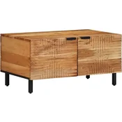 Vidaxl Klubska mizica 80x50x40 cm masivni akacijev les