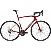 Ridley Fenix Disc Candy Red Metallic/White/Battleship Grey L Cestovni bicikl