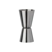Double measuring glass for the bar, stainless steel, 15/30 ml, Aperit