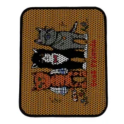 Aberto Design Prostorika za toalet za macke Nrszn0005, 45 x 60 cm, Narandžasta