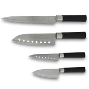 Cecotec Set noA3ev Cecotec Santoku Črna Nerjaveče jeklo Ogljikova Vlakna (4 pcs)