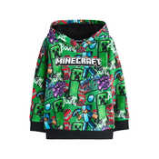 Next Majica Minecraft modra/zelena/lila/črna