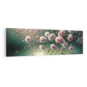 Slika sakura v odsevu svetlobe - 120x40