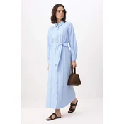 Trendyol Modest Ženska haljina Tctss26Eb00115, Svetloplava