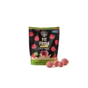 Choco fruits Cele maline v proteinski beli čokoladi s kremo