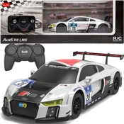slomart RC avto RASTAR Audi R8 LMS 1:24, bel