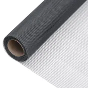 Vidaxl Mreža iz steklenih vlaken 60x1000 cm siva