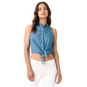 Pepe Jeans Wave Crop top Blue