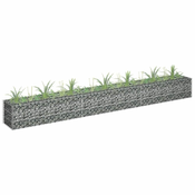 Gabionska sadilica od pocincanog celika 270 x 30 x 30 cm