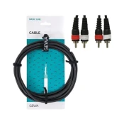 Gewa dvojni kabel Basic Line 1,5m 190.190