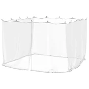 Vidaxl Mreža proti komarjem za zunanjo uporabo 220 mrežic bela 300x300x200 cm