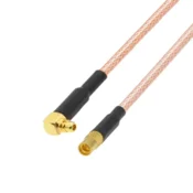 shumee Pigtail MMCX vtič RA/MMCX vtičnica RG316 20 cm