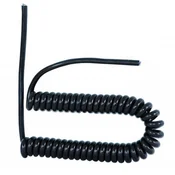 shumee Spiralni priključni kabel 3x1,00 05VVH8-F črne barve - 10 m