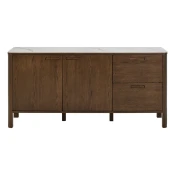 Rjava komoda v hrastovem dekorju 160x75x40 cm Southampton – Actona