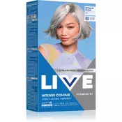 , Schwarzkopf LIVE Intense Colour permanentna barva za lase odtenek U71 Metallic Silver 1 kos