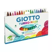 Flomaster školski 18boja Giotto Maxi Fila 076300 blister