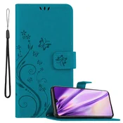 Cadorabo CADORABO Samsung Galaxy A41 v klasična rožnata zlata - ovitek v cvetličnem dizajnu z magnetnim zapiranjem, stoječo funkcijo in režami za kartice, (20565560)