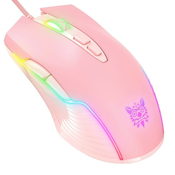 Miška Onikuma CW905 - gaming miška s 6400 DPI občutljivosti - roza