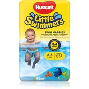 HUGGIES plavalne pleničke Little Swimmers 3-8 kg, 12 kos