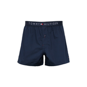 Tommy Hilfiger Moške kratke hlače Icon Woven Boxer 1U87905489-416 Navy Blaze r (Velikost S)