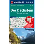 KOMPASS Wanderkarte 031 Der Dachstein, Ramsau, Filzmoos 1:25.000
