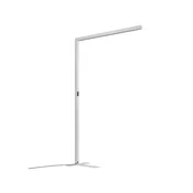 Waldmann LED-stoječa svetilka Straight.single, srebrna, 3000 K, pametna, s senzorjem - Študija/pisarna - Sodobni - srebro - Aluminij
