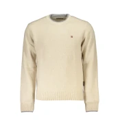 NAPAPIJRI MEN'S BEIGE SWEATER