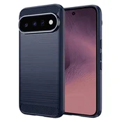 TPU gel ovitek Brushed Carbon za Google Pixel 11/11 Pro - moder