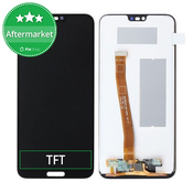Huawei Honor 10 - LCD zaslon + steklo na dotik (Black) TFT