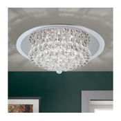 Orion DLU 2378/6/50-Kristalno plafonsko svetlo GLORIA 6xG9/40W/230V precnik 50 cm hrom