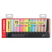 Stabilo Označevalnik BOSS ORIGINAL pisalni set - 15 kosov