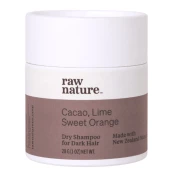 Raw Nature Dry Shampoo For Dark Hair, Suhi šampon za temne lase, 28 g