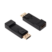 Adapter Displayport M. - HDMI Ž., črna barva CC-162-AD