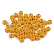 Lesene kroglice O8 mm - rumeno-bež (500 g)