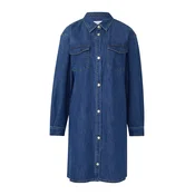 COMMA Obleka moder denim