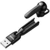 Baseus A05 Bluetooth Earpiece 5.0 USB - Black (6953156219076)