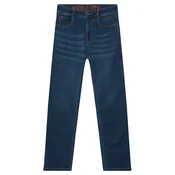 HUGO Jeans hlače G00987 D Mornarsko modra Slim Fit