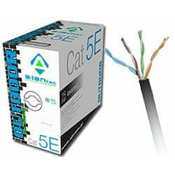 slomart a-lan kiu5outs305 omrežni kabel črn 305 m cat5e u/utp (utp)