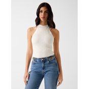 Marciano Guess Pulover G6GR25 Z0766 Écru Classic Fit