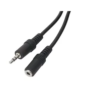 Value Podaljševalni kabel Jack 3,5(M) - Jack(F), 3 m