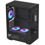 Formula kucište racunala - Crystal Z1CM V2 Black (crno, s prozorom, mATX, 1xUSB 2.0, 1xUSB 3.0, 1xType-C)