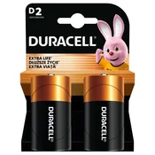 DURACELL baterija LR20 (D), alkalne, pakiranje (2 kos)