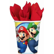 Amscan Kozarčki Super Mario 8 kosov
