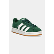 Otroške superge iz semiša adidas Originals CAMPUS 00s EL C zelena barva, JI4332