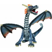 Bullyland Dragon sedi modro-srebrna