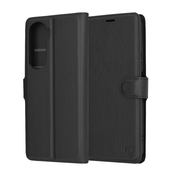 Infostyle Preklopna torbica "Leather Folio" za Honor 90 Lite, črna