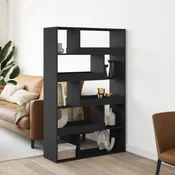 Regal za knjige crni 100x33x156,5 cm od konstruiranog drva